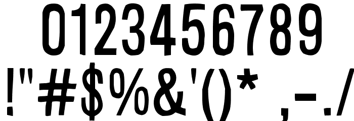 Alsina Ultrajada Font OTHER CHARS