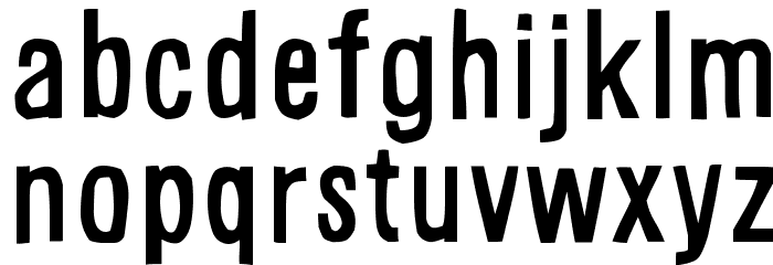 Alsina Ultrajada Font LOWERCASE