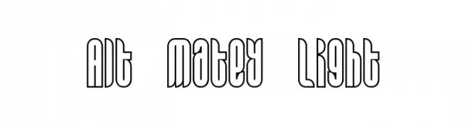 Alt Matey Light  Frei Schriftart Herunterladen
