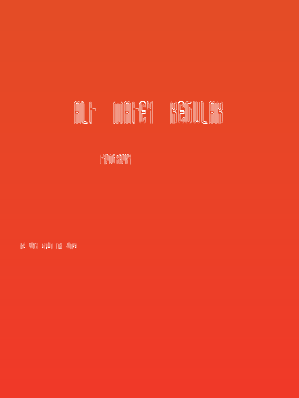 Alt Matey Regular Poster