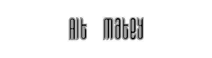Alt Matey 字体