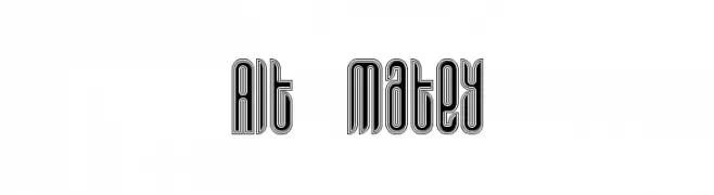 Alt Matey  Frei Schriftart Herunterladen
