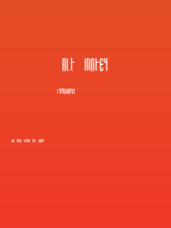Alt Matey Poster