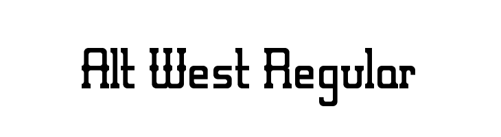 Alt West Regular  Frei Schriftart Herunterladen