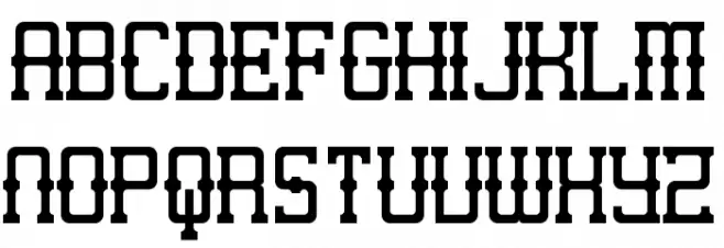 Alt West Regular Font Litere mari
