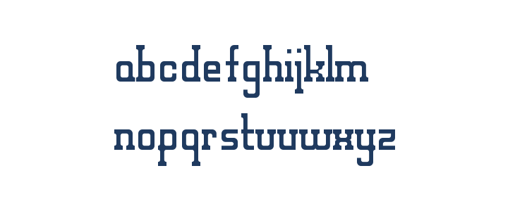 Alt West Regular Lowercase