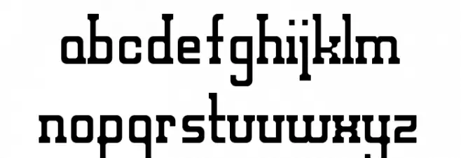 Alt West Regular 字体 小写