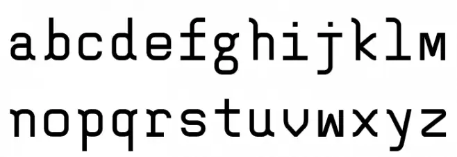 AltMono-Bold Polices MINUSCULES