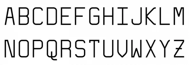 AltMono-Regular フォント 大文字