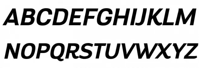 Altair Bold Italic फ़ॉन्ट अपरकेस