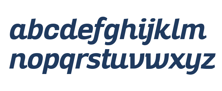 Altair Bold Italic Lowercase