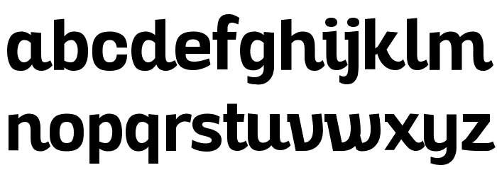 Altair Bold Font LOWERCASE
