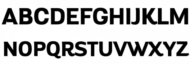 Altair ExtraBold Schriftart Groß