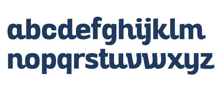 Altair ExtraBold Lowercase