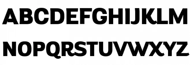 Altair Heavy Font UPPERCASE