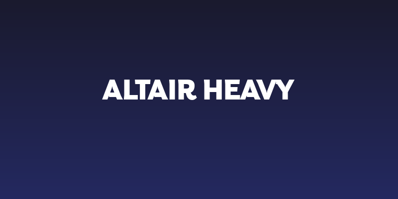 Altair Heavy Social Header
