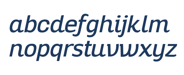 Altair Italic Lowercase