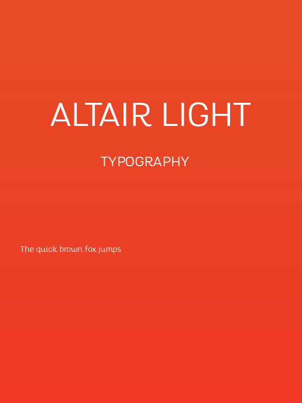 Altair Light Poster