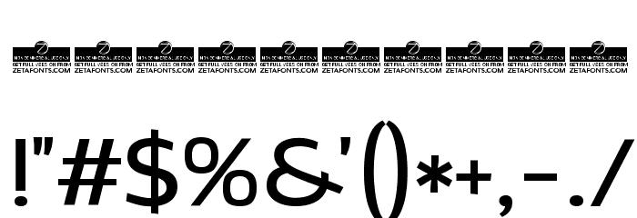 Altair-Regular Font OTHER CHARS