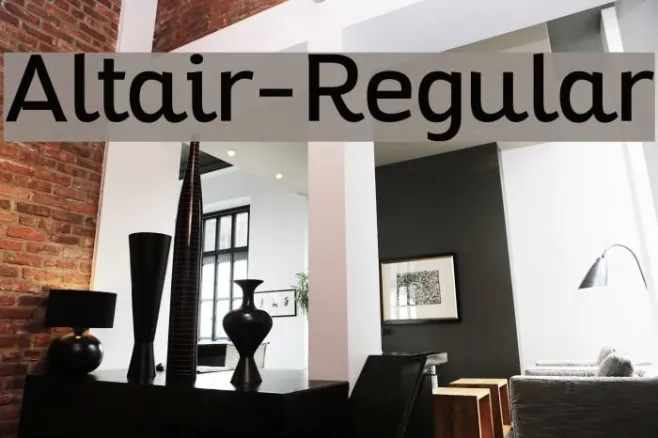Altair-Regular Example 1
