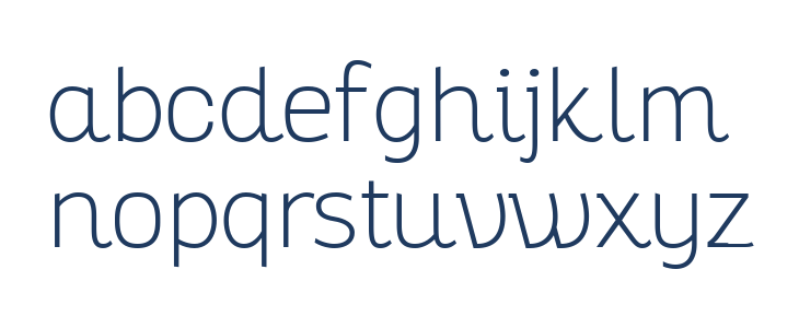 Altair Thin Lowercase