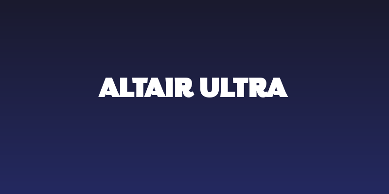 Altair Ultra Social Header