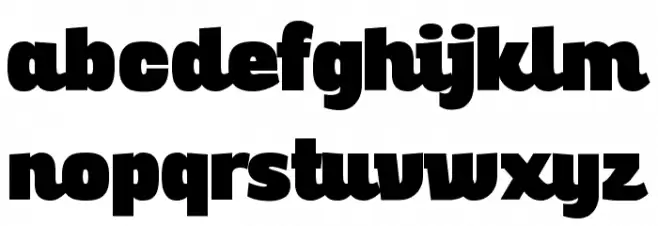 Altair Ultra फ़ॉन्ट लोअरकेस