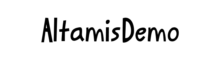 Altamis_Demo  免费字体下载