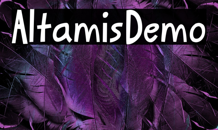 Altamis_Demo Example 3