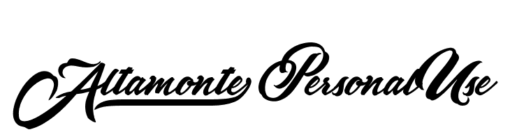 Altamonte[ Personal Use  免费字体下载
