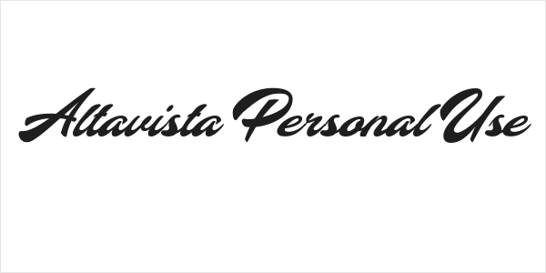 Altavista Personal Use Logo