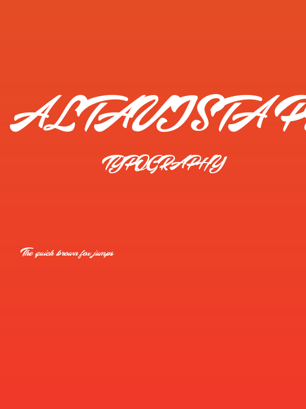 Altavista Personal Use Poster