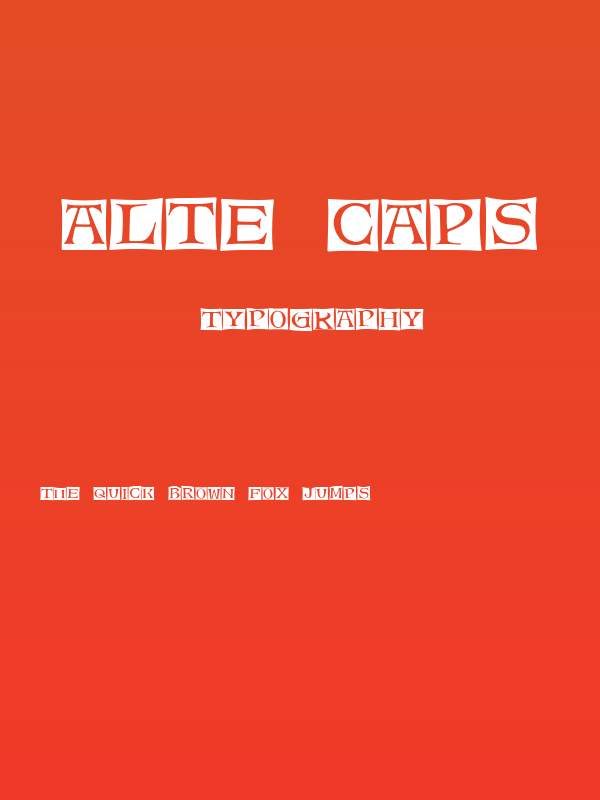 Alte Caps Poster
