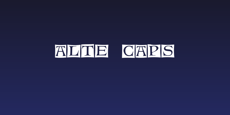 Alte Caps Social Header