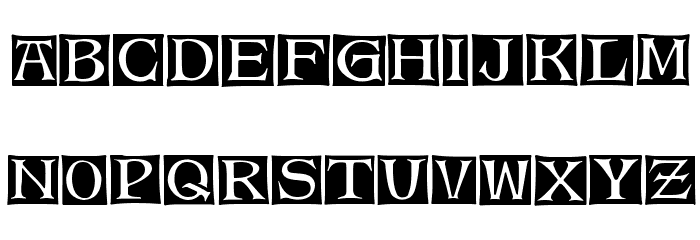 Alte Caps Font LOWERCASE