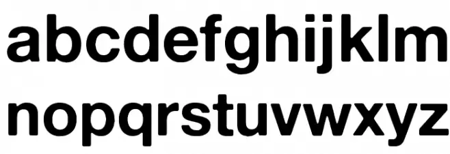 Alte Haas Grotesk Bold 字体 小写