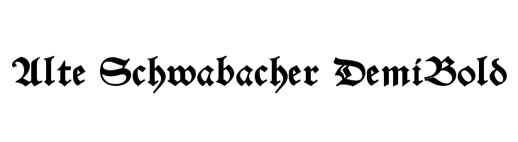 Alte Schwabacher DemiBold Font