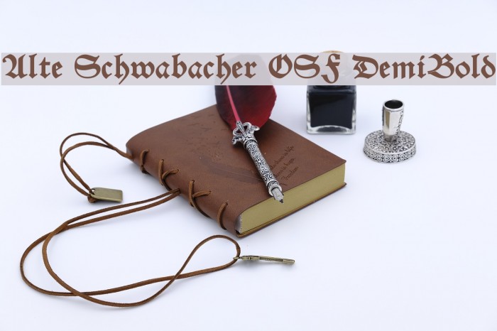 Alte Schwabacher OSF DemiBold Font examples
