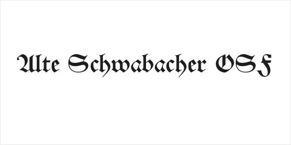 Alte Schwabacher OSF Logo
