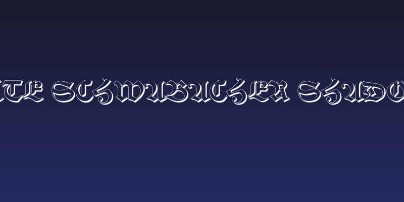 Alte Schwabacher Shadow Social Header