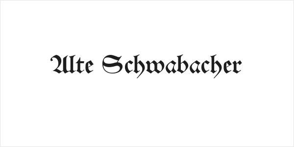 Alte Schwabacher Logo