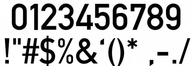 AlteDIN1451Mittelschrift Font OTHER CHARS