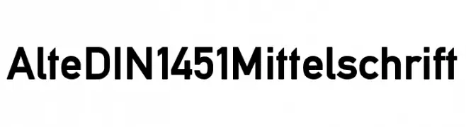 AlteDIN1451Mittelschrift  les polices de caractères gratuit tlcharger