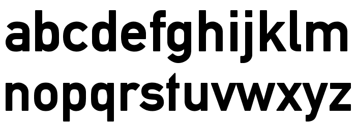 AlteDIN1451Mittelschrift Font LOWERCASE