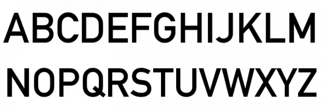 AlteDIN1451Mittelschrift خط أحرف كبيرة