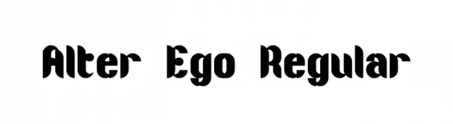 Alter Ego Regular  नि: शुल्क फ़ॉन्ट्स डाउनलोड