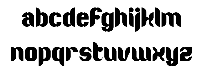 Alter Ego Regular Font LOWERCASE