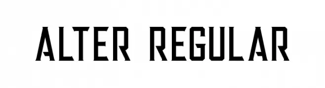 Alter Regular 