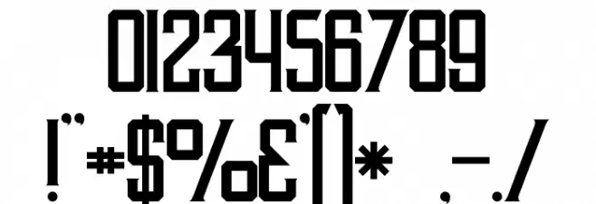 Alter Regular Font OTHER CHARS