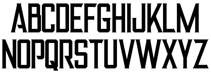 Alter Regular Schriftart Kleinbuchstaben